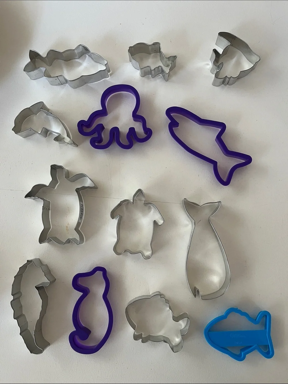 Sea Animals Cookie Cutters, Set of 13